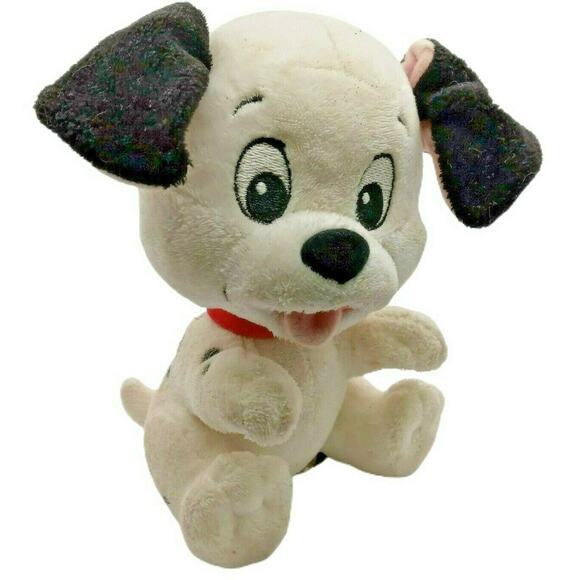 Disney Store 101 Dalmatians Bobblehead Plush Dog Puppy Vintage Disney Toy 7" - Picture 1 of 12